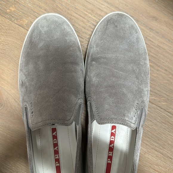 Prada suede slip in sneakers - Picture 5 of 5